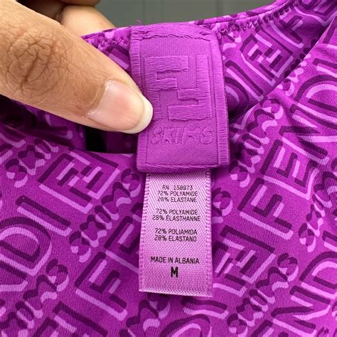 purple fendi skims bodysuit|high neck bodysuit Fendi SKIMS.